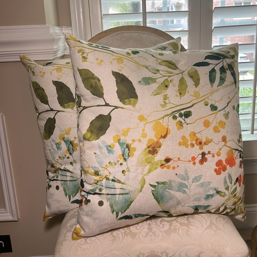 Botanical Indoor/Outdoor Pillow (2)